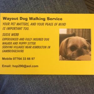 Wayout Dog Walking Service logo.