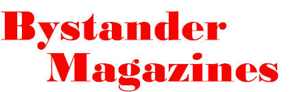 Bystander Magazine logo.