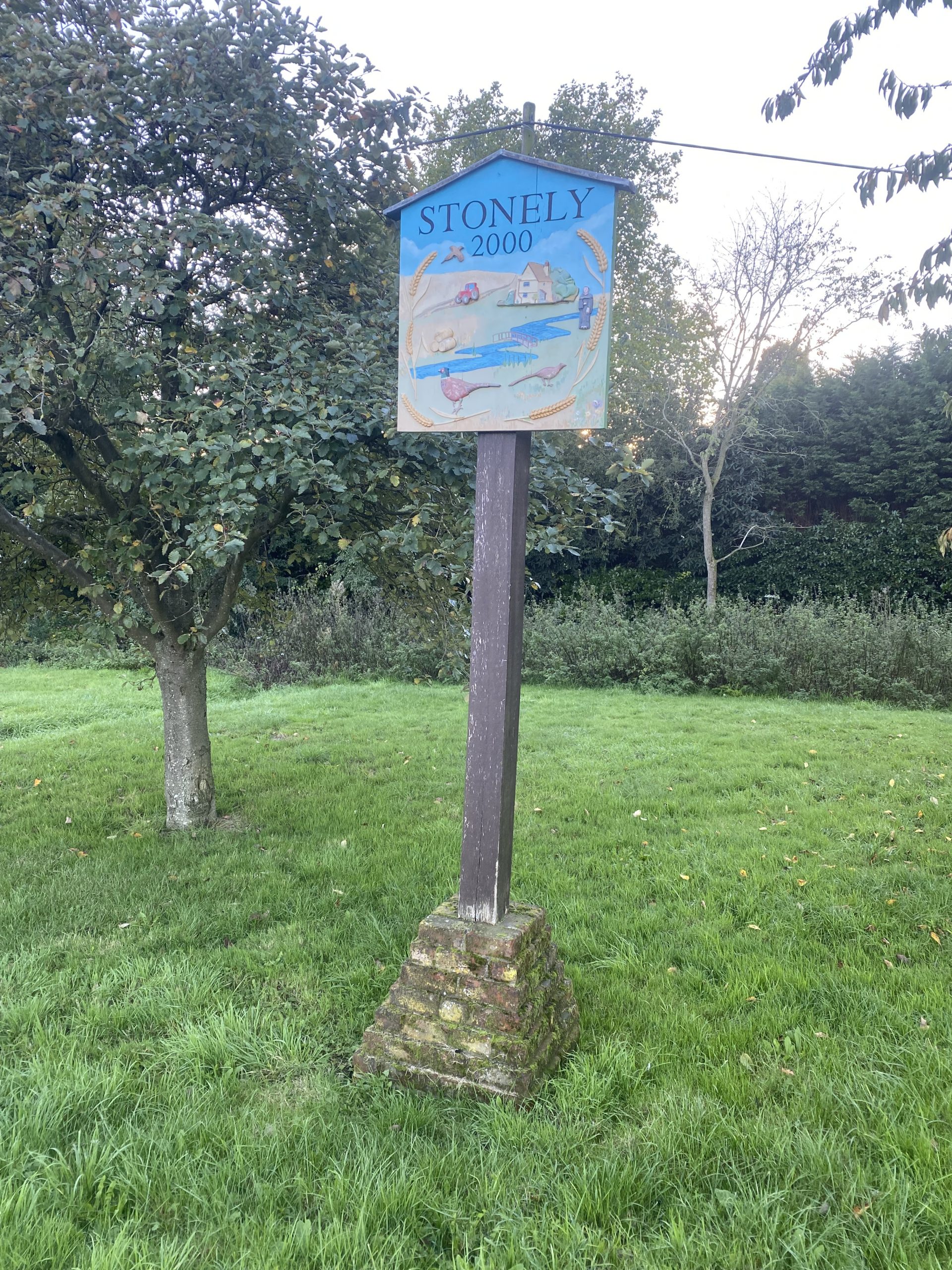 Stonely Village Sign.